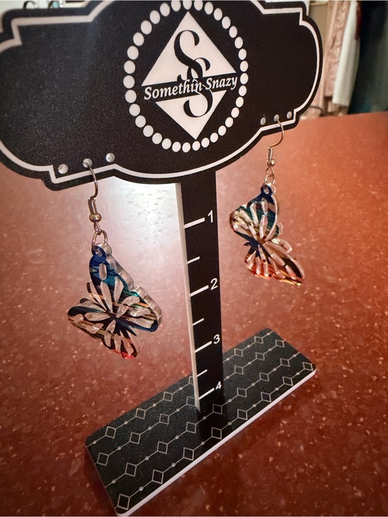 Hand Crafted Jewelry - Hand crafted by me Butterfly Earrings made to order